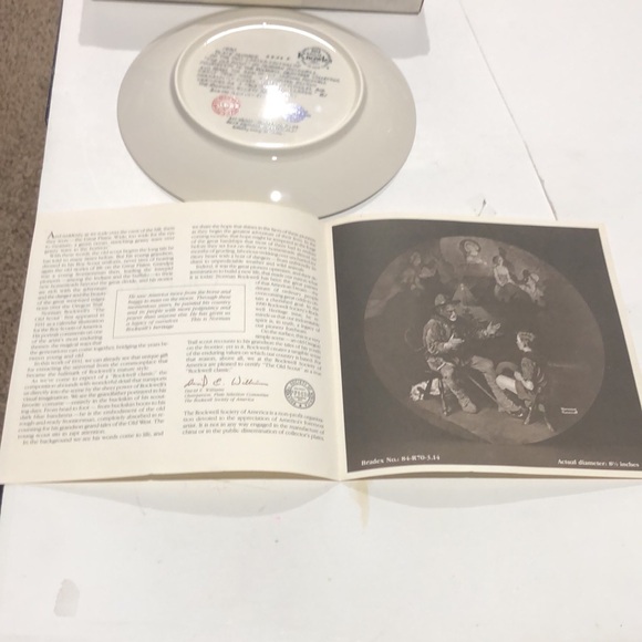 Edwin M. Knowles Old School by Norman Rockwell collector’s plate - Picture 6 of 7
